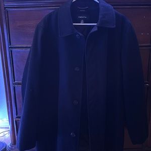 Claiborne pea coat wool blend